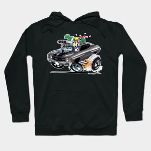 MONSTER MUSCLE 1971 Chevelle silver Hoodie